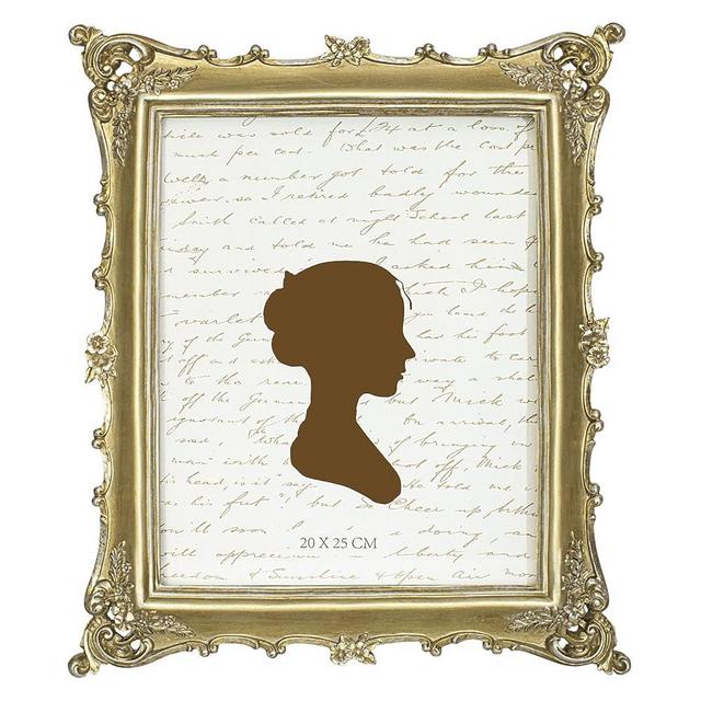 Sunlit Vintage Picture Frame 8x10 Inch, Luxury Antique Photo Frames with Glass Front, Photo Display, Tabletop Wall Hanging, Gift Ideas, Gold