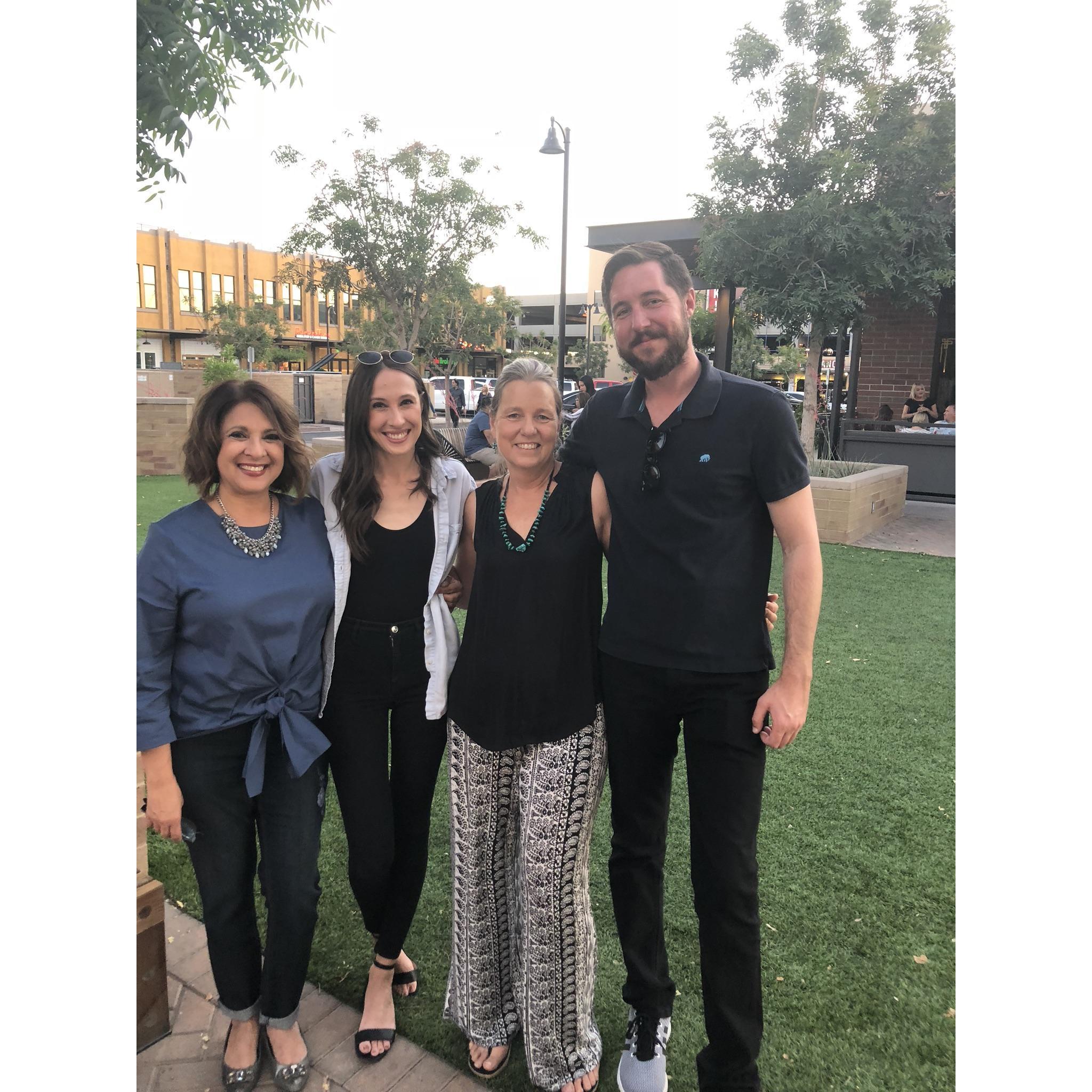 This was the first time my mom met Devin’s parents!