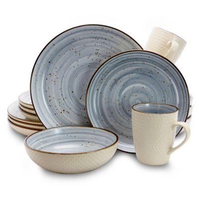 Elama Moon 16-Piece Dinnerware Set