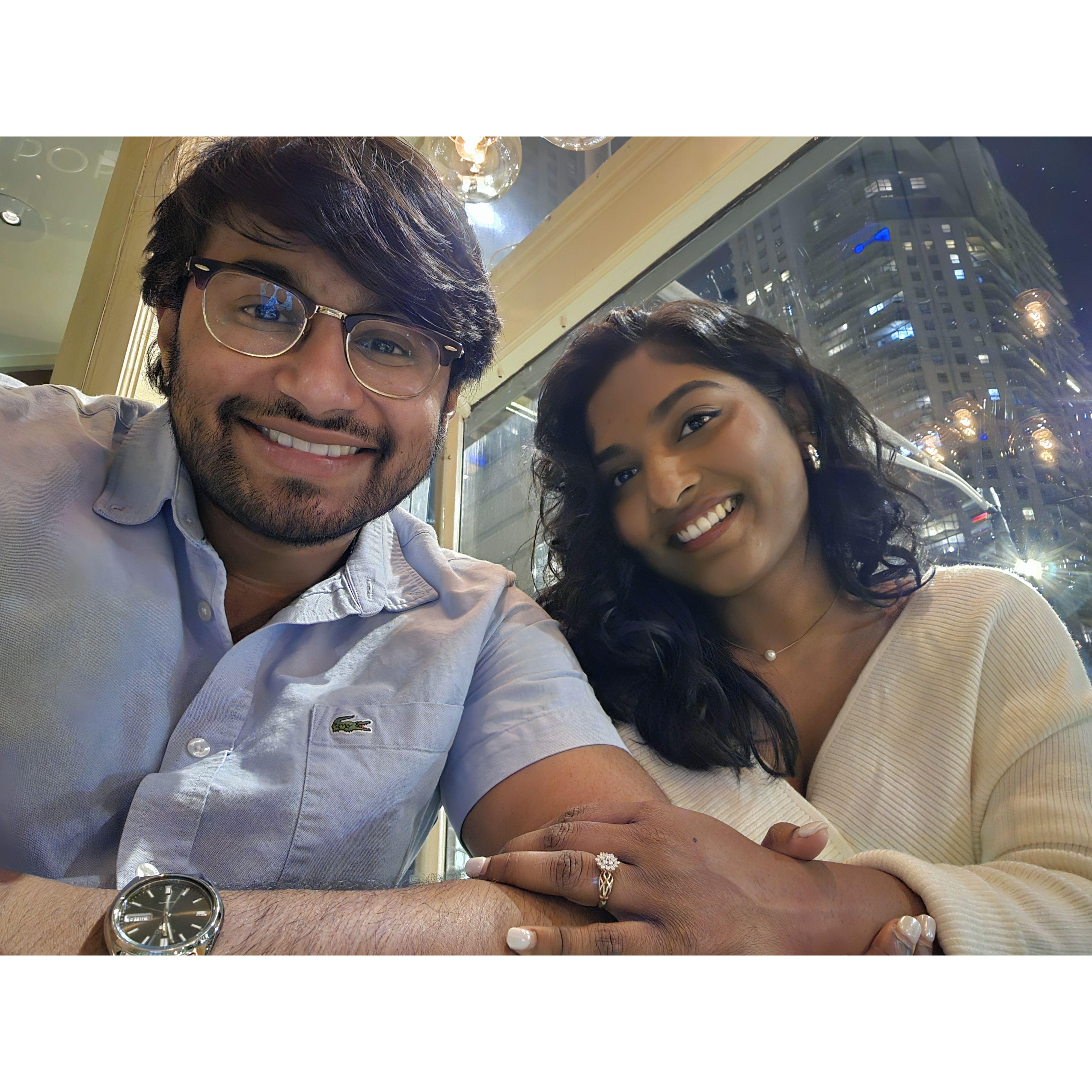 Dinner at one of our favorite spots in the City!