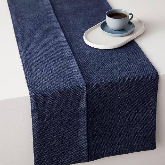 Cotton Canvas Runner , Midnight