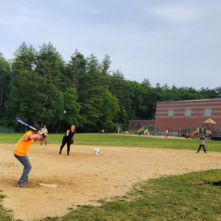 Nothing beats a family pick up game of baseball