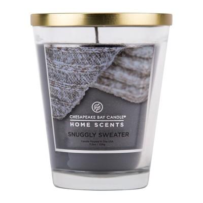 11.5oz Lidded Glass Jar Candle Snuggly Sweater - Home Scents By Chesapeake Bay Candle
