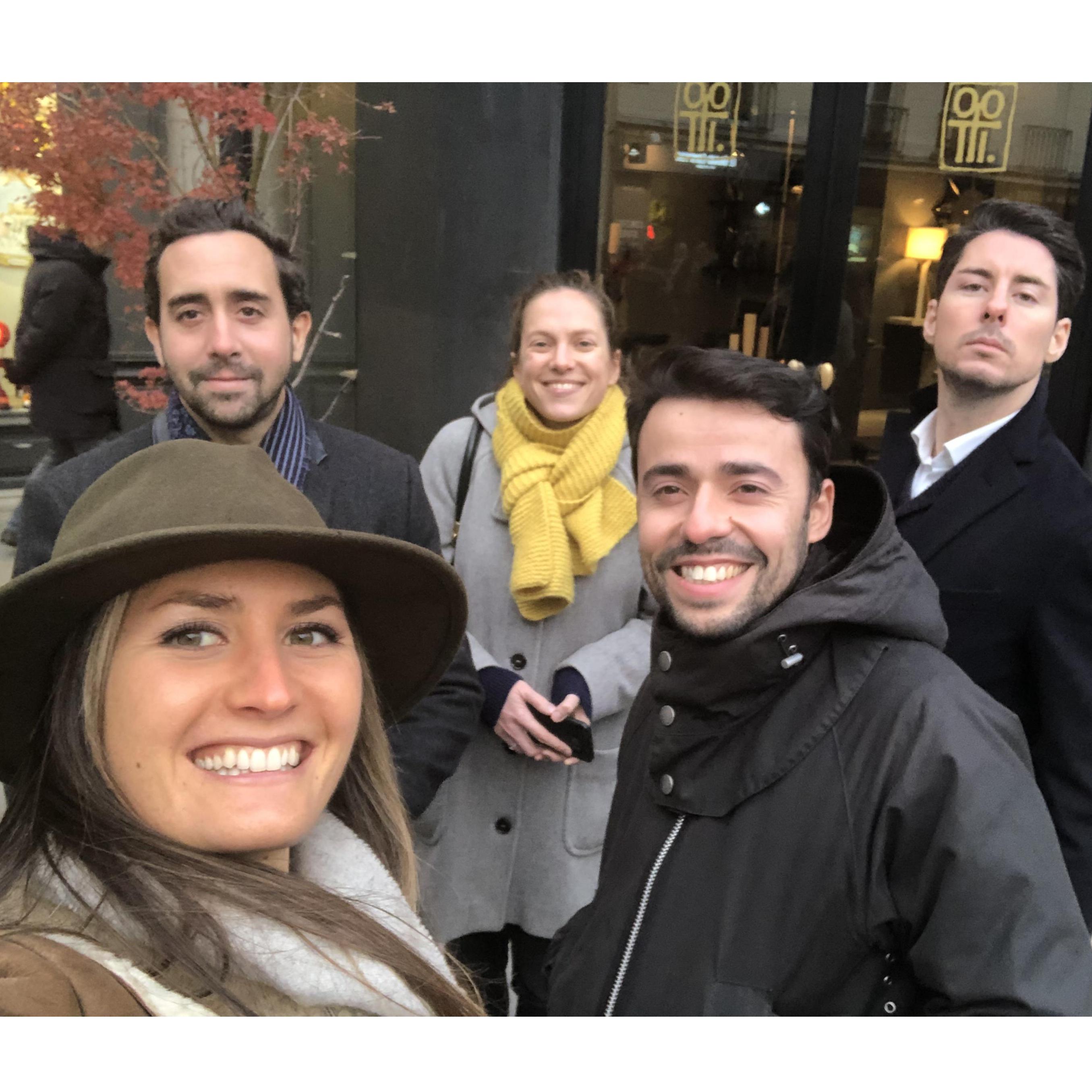 We travelled to Paris to meet with Emmanuel's besties