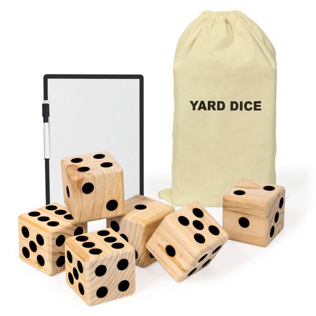 Beyond Outdoors Wooden Yard Dice