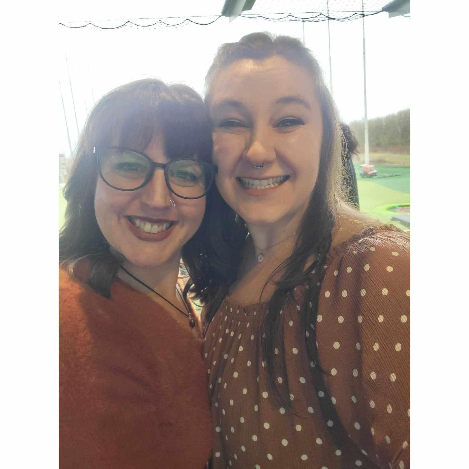 A very fun time at Top Golf