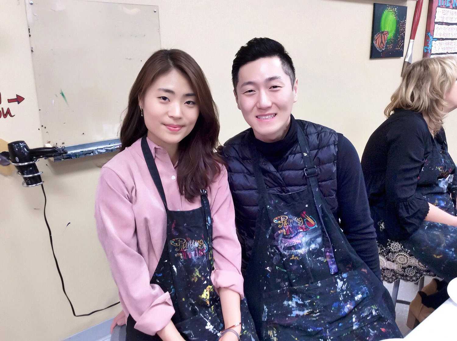 1.19.2019 
Steve wrote me a letter, asking me out, on our way to Paint Night. Super cheezy but I loved it!

오빠와 나의 1일