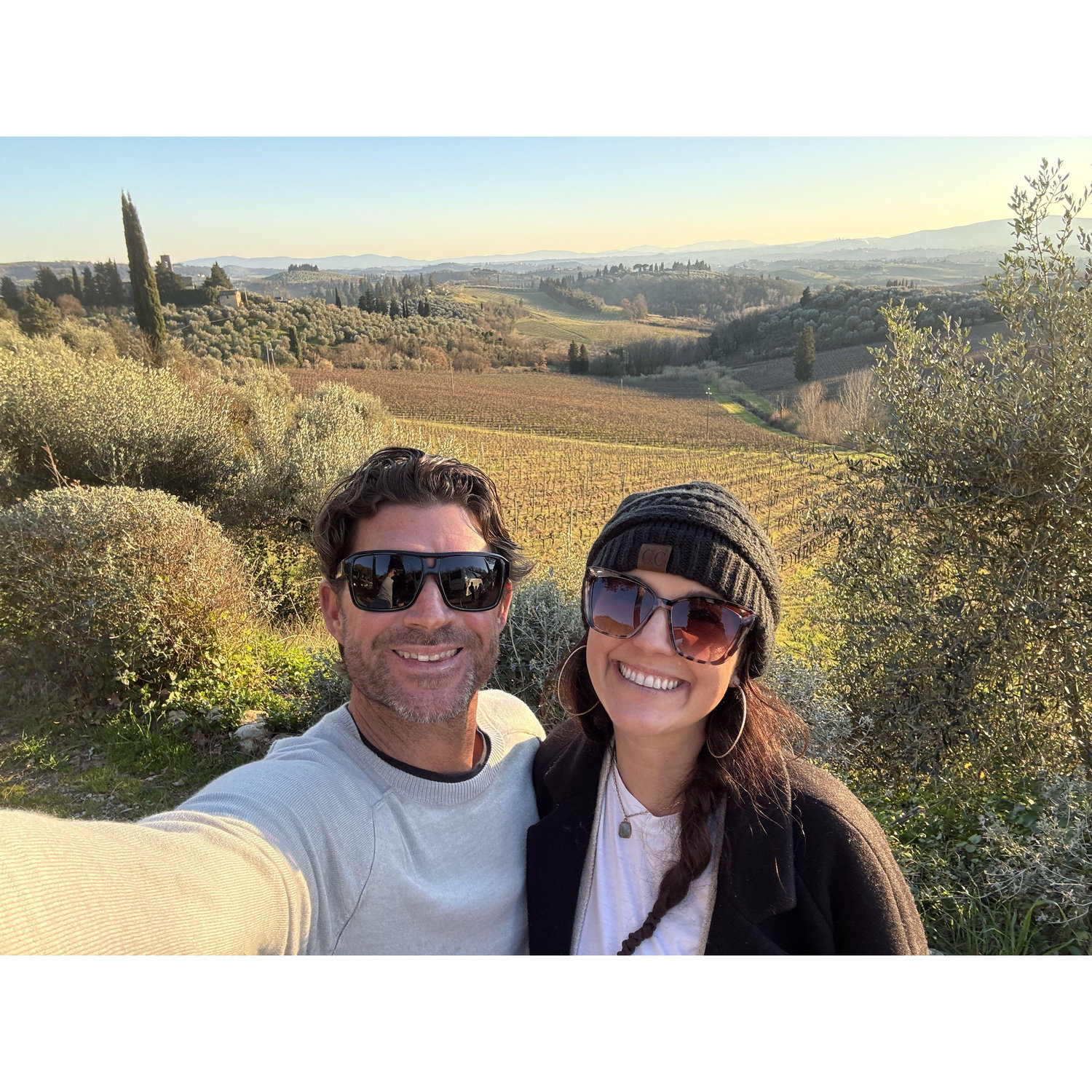 Wine tasting in Tuscany.