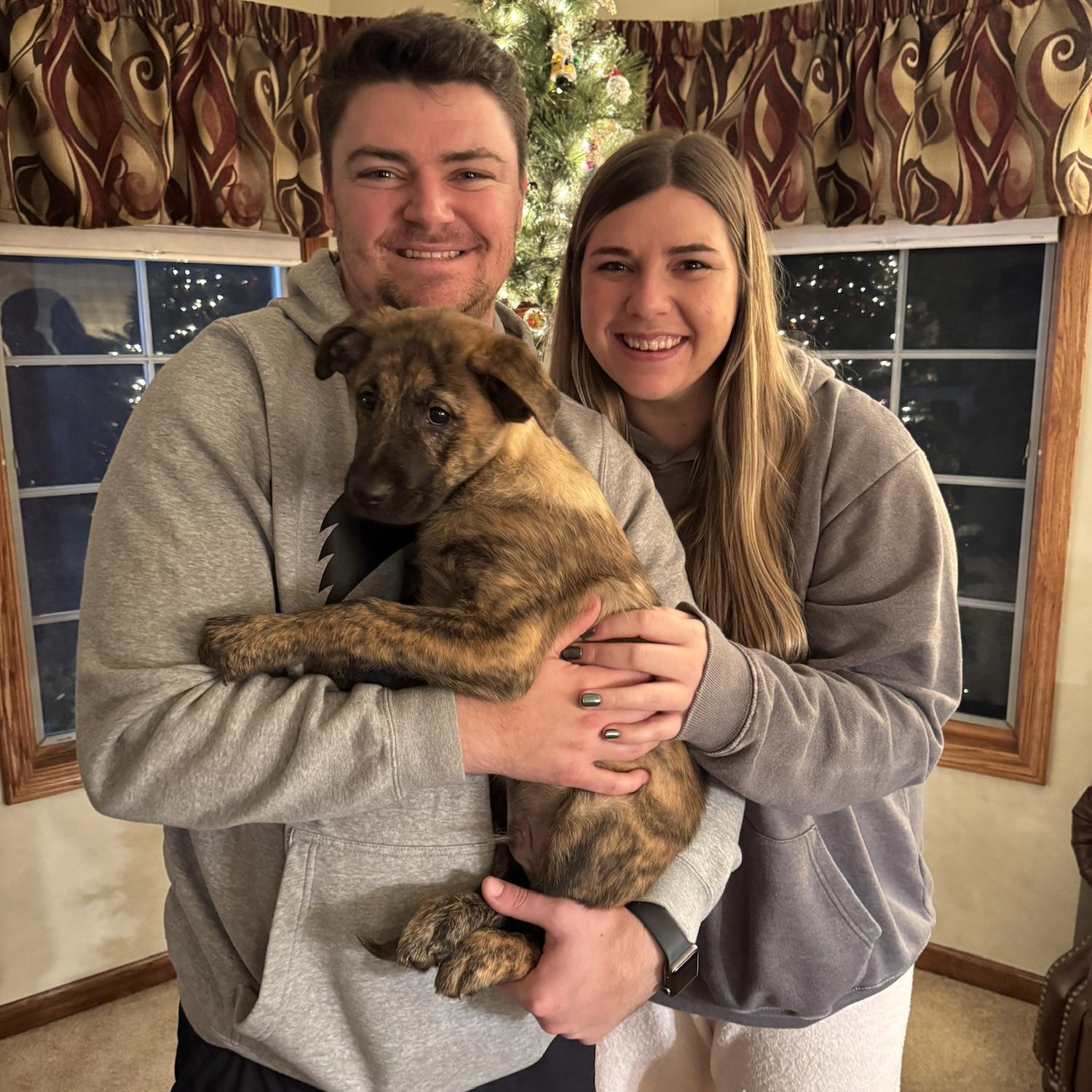 In December, we rescued our young lad, Bear! We’re thankful to Kansas everyday for our favorite addition to the family.
