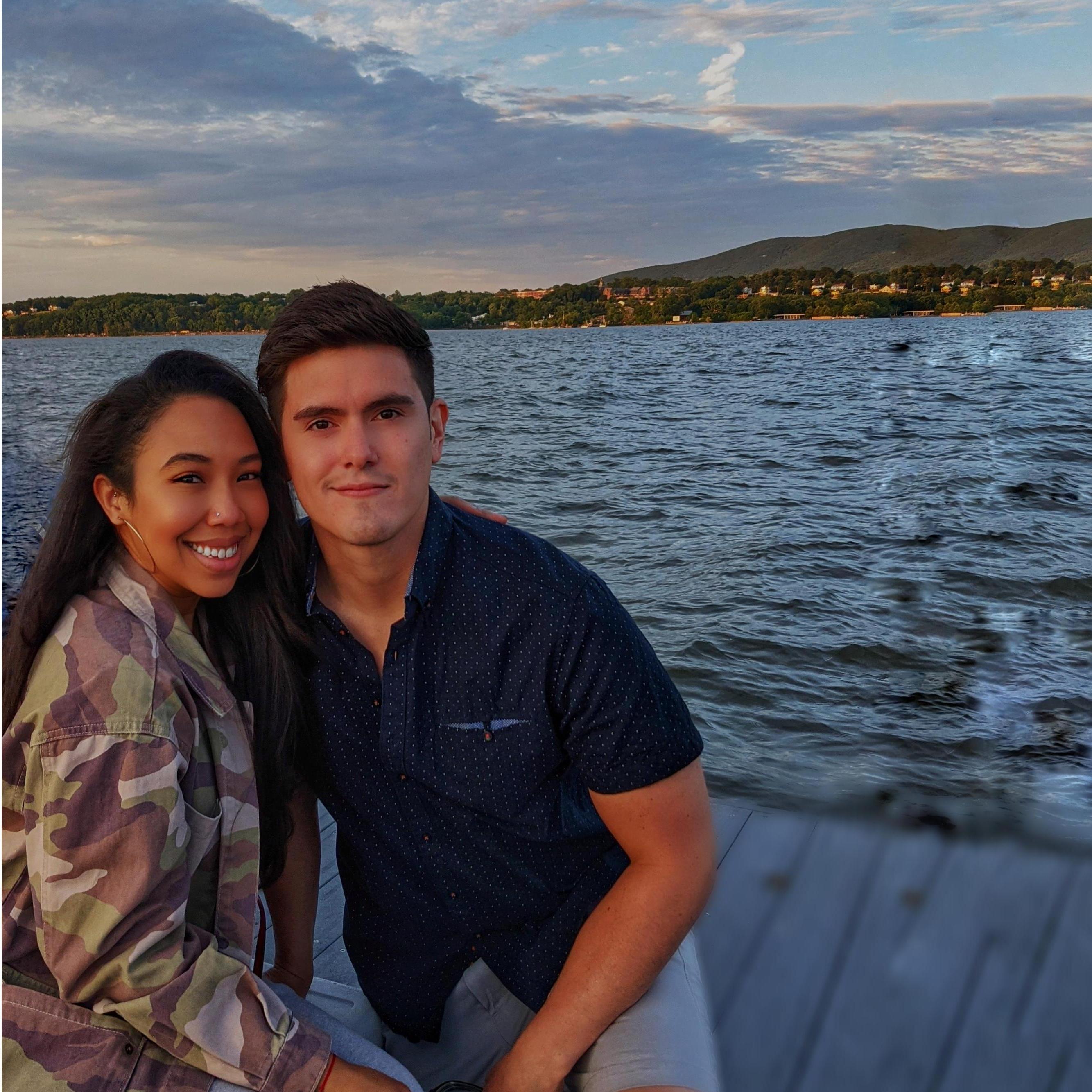 Sunsets at the waterfront
