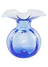 Hibiscus Glass Clear Bud Vase