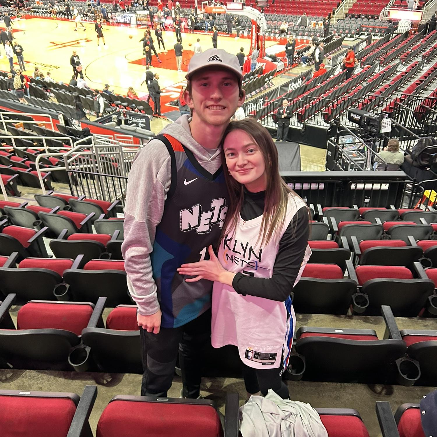 Our first NBA game!