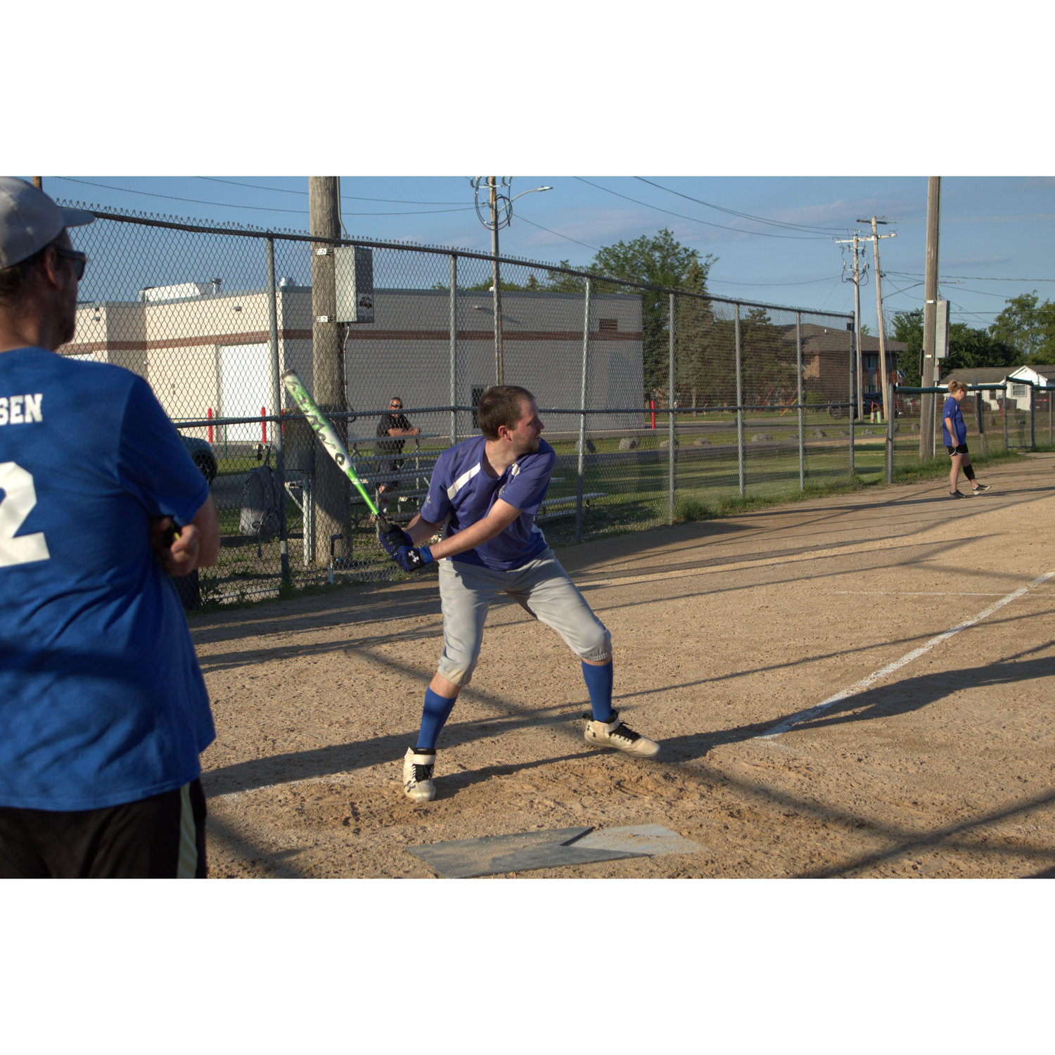 We love playing softball together