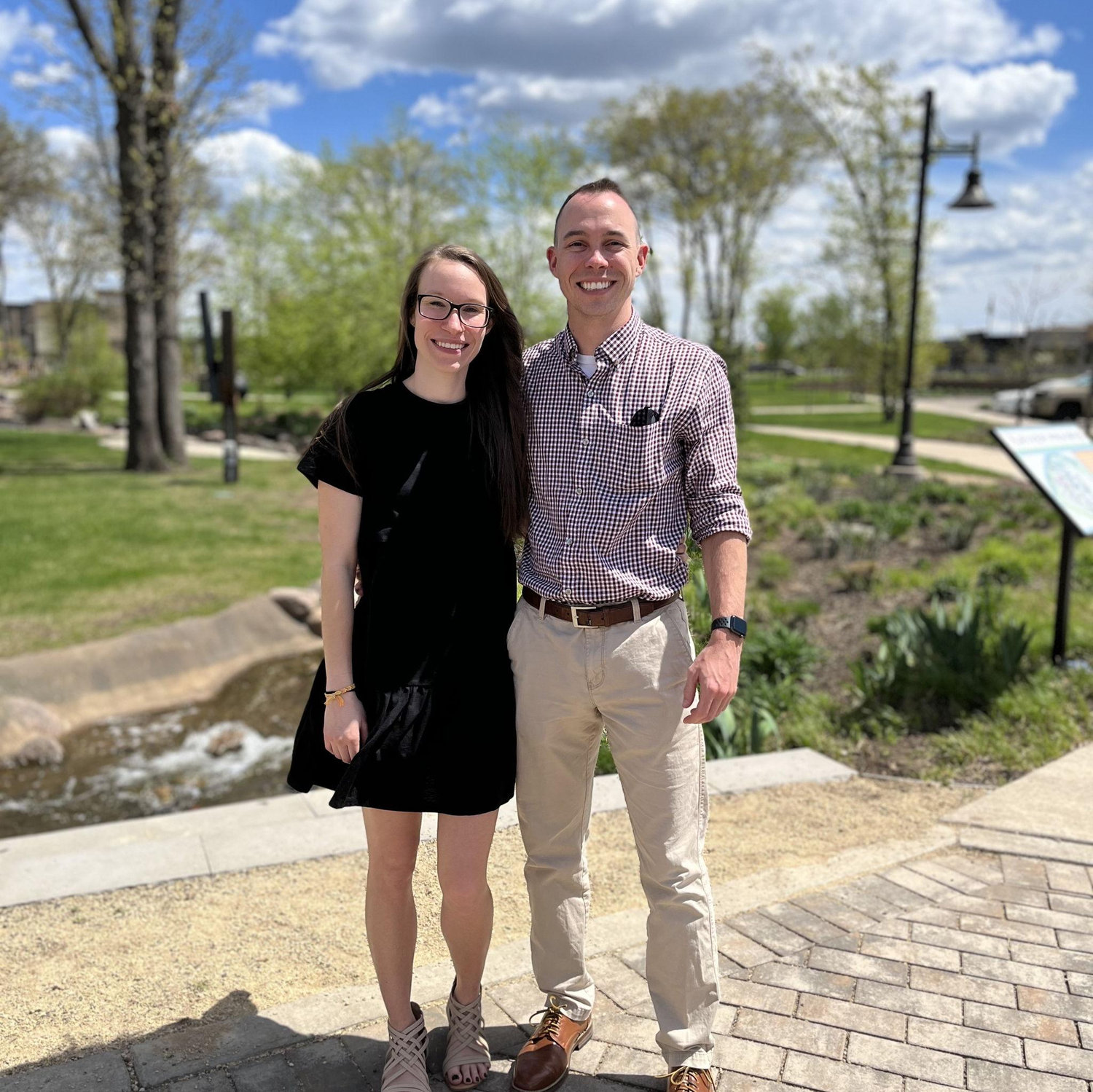 Our first photo together!