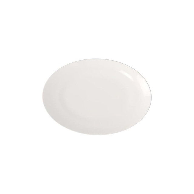 Villeroy & Boch For Me Oval Platter, 16 in, Premium Porcelain, White