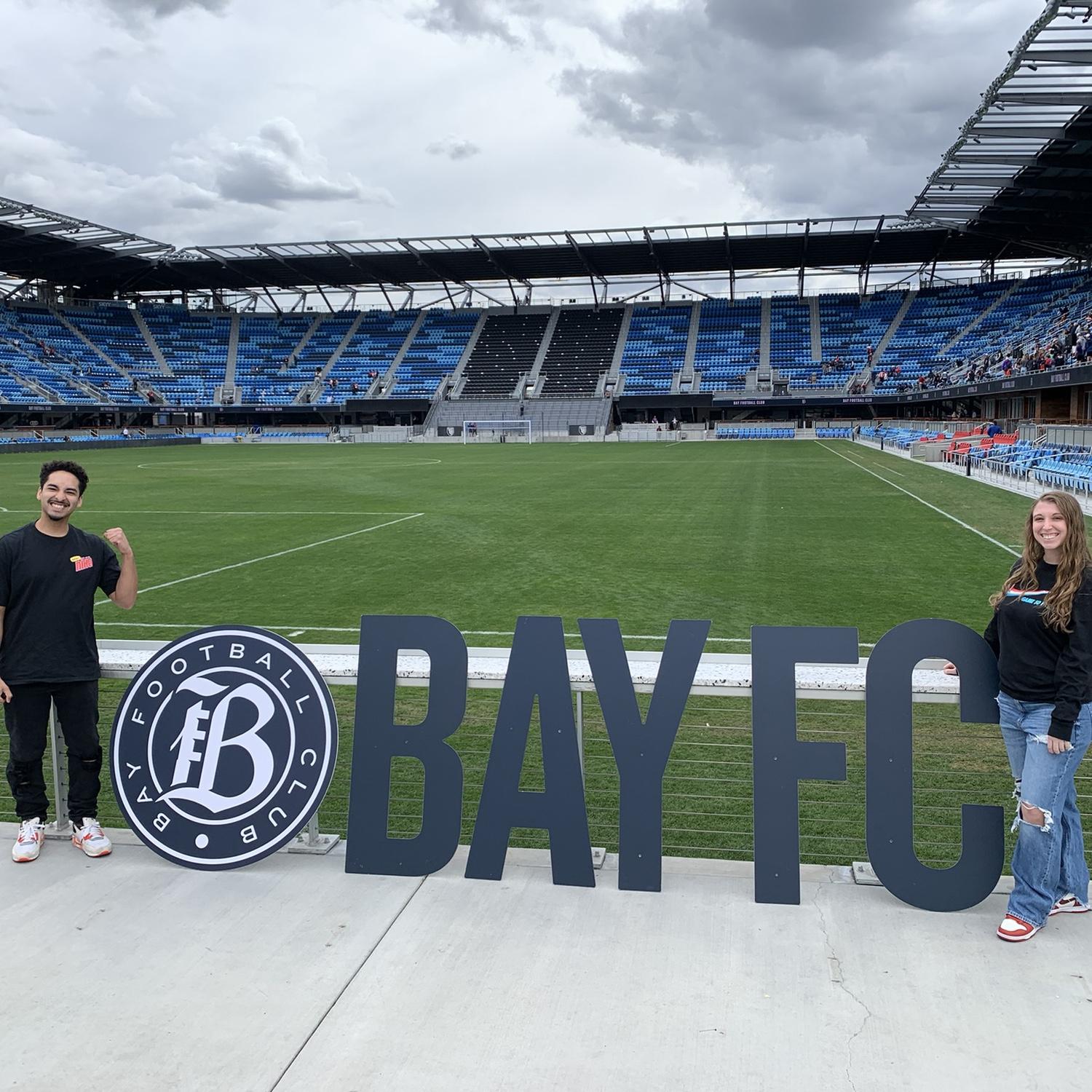 Inaugural season with new professional women's soccer team, Bay FC. March, 2024.