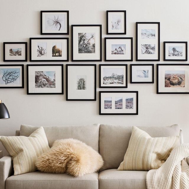 Wood Gallery Frame 9x11 Gray