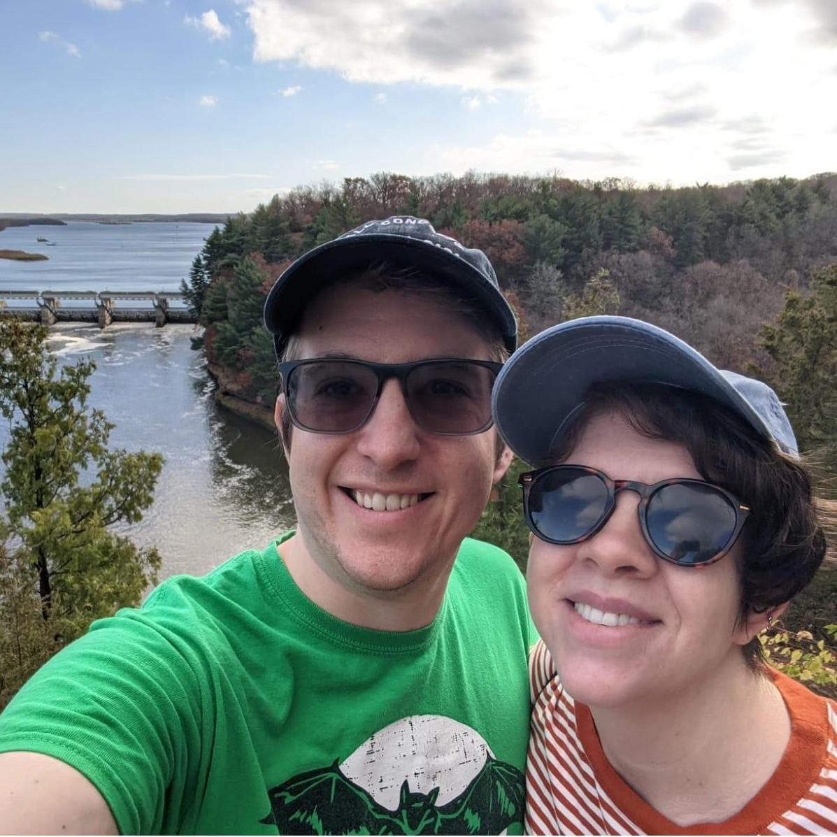 Sarah and Jacob the day they got engaged, at Starved Rock