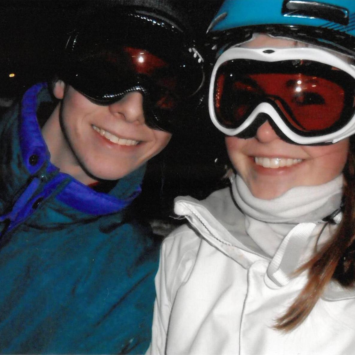 Jake's first time skiing