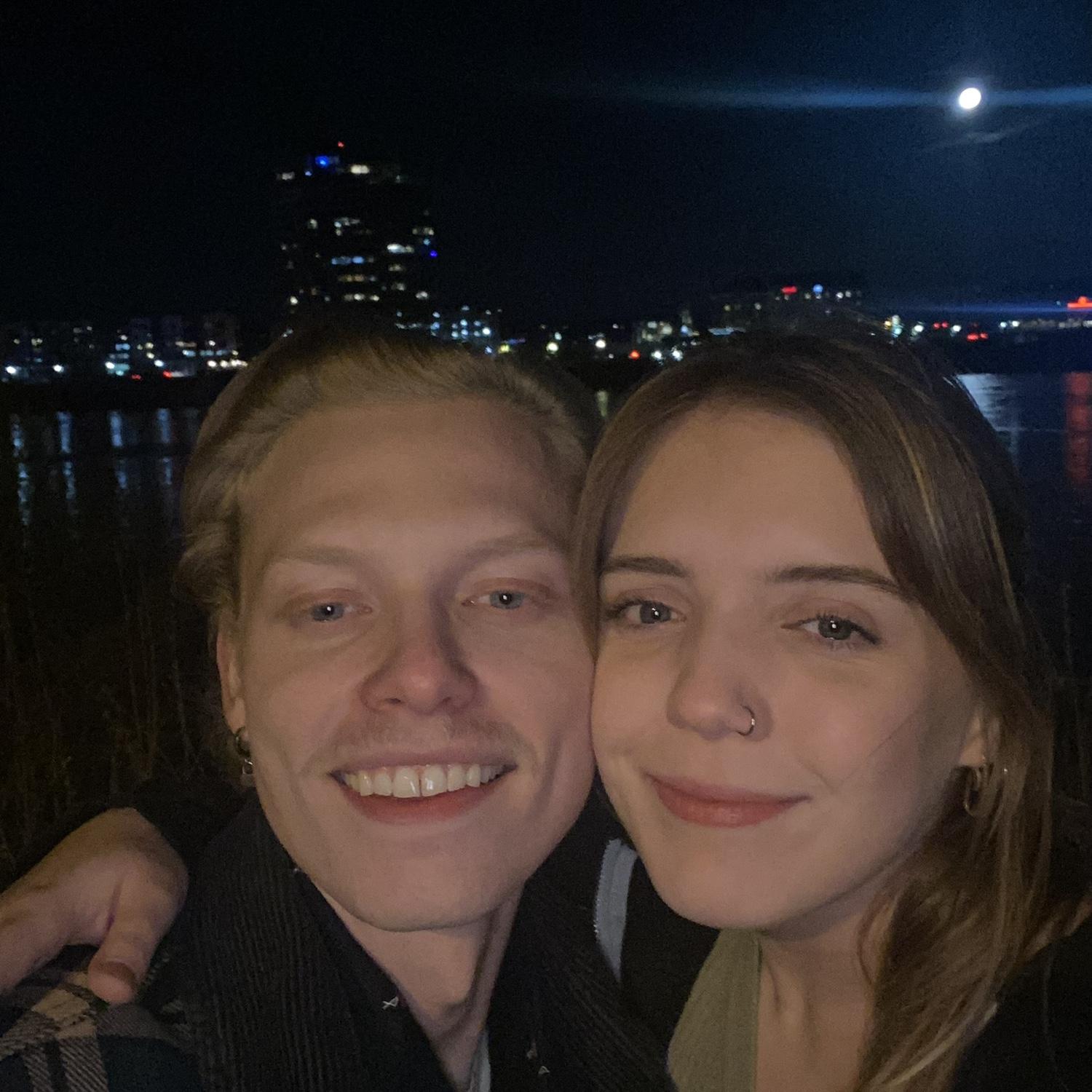 About a month after officially becoming boyfriend and girlfriend :’) At Montgomery Inn: our first real date in Cincinnati!

4-16-2022