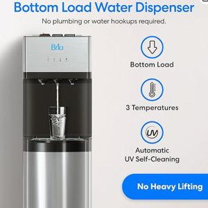 Brio Self Cleaning Bottom Loading Water Cooler Water Dispenser – Limited Edition - 3 Temperature Settings - Hot, Cold & Cool Water