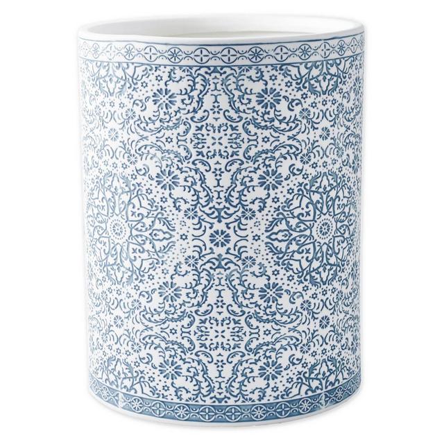 Capri Medallion Wastebasket