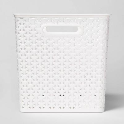 Y-Weave Basket Bin White 11" - Room Essentials™