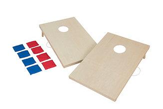 Triumph Woodie 2' x 3' Tournament Cornhole Bag Toss Set Includes 8 All-Weather Bean Bags