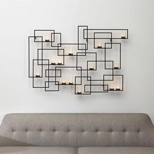 Circuit Metal Wall Candle Holder