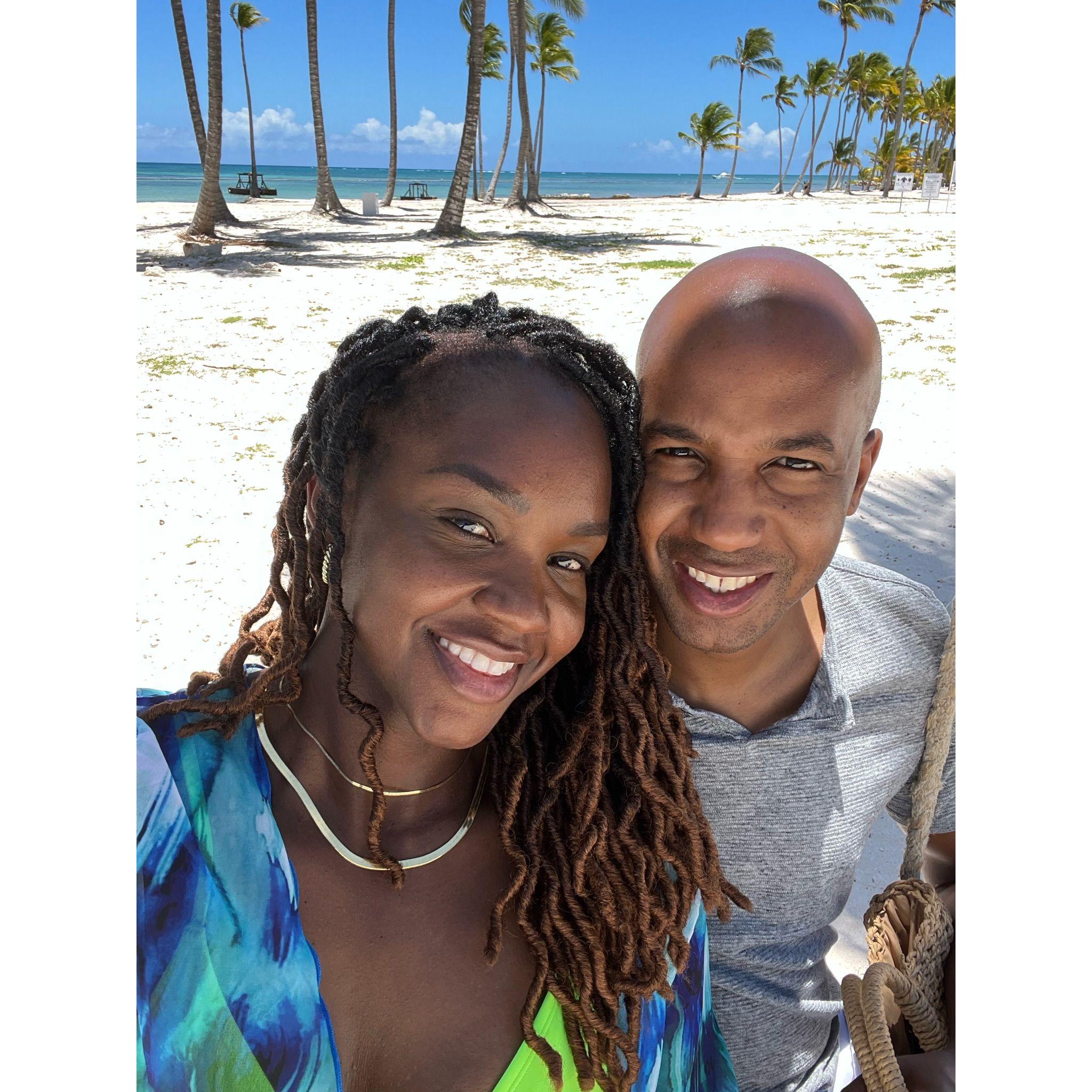 Enjoying some sun and relaxation in the Dominican Republic in July 2022.