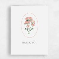 Pink Wedding Thank You - Nelia Portrait