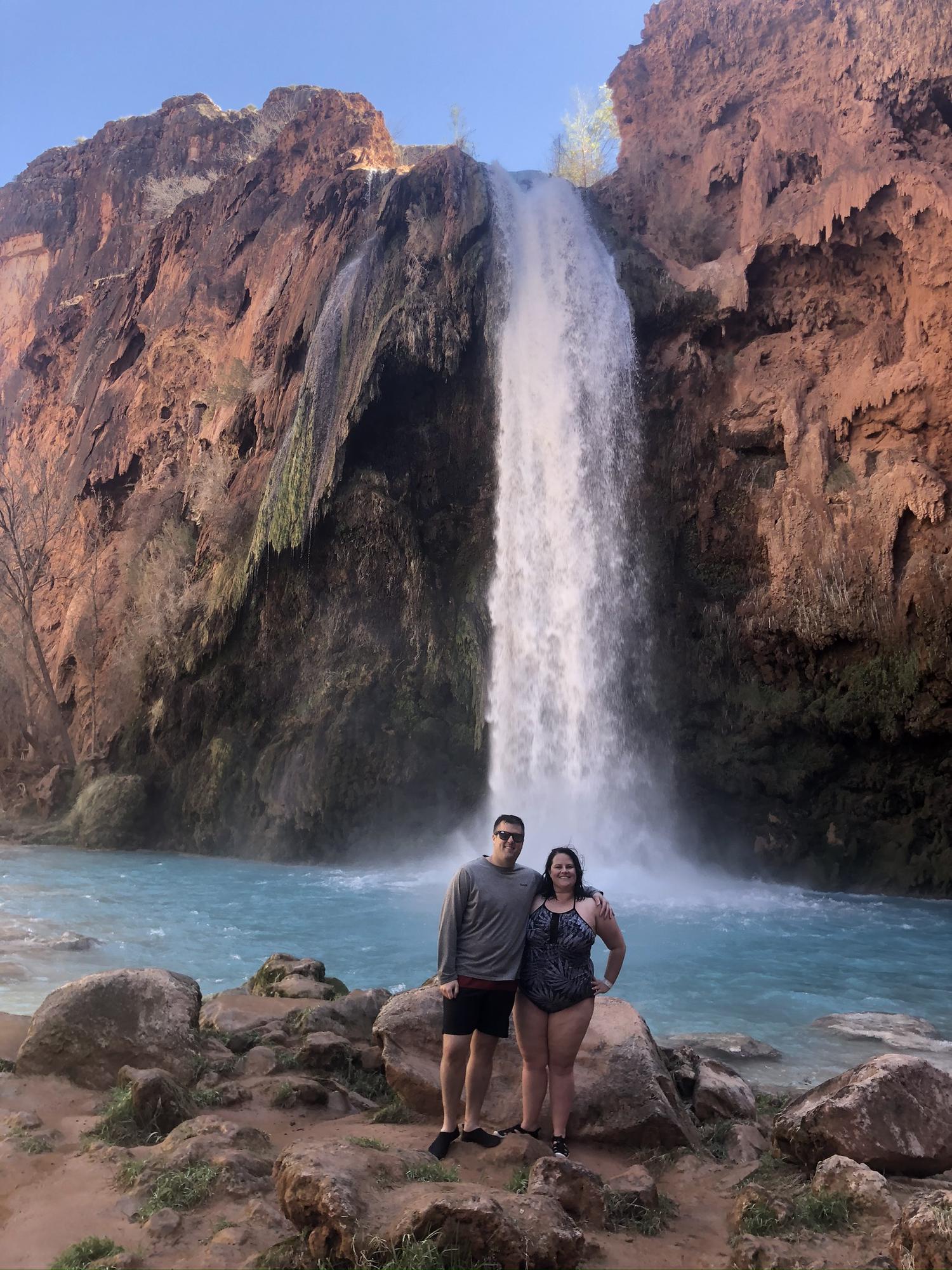 Havasipai Falls at the bottom of the Grand Canyon!
