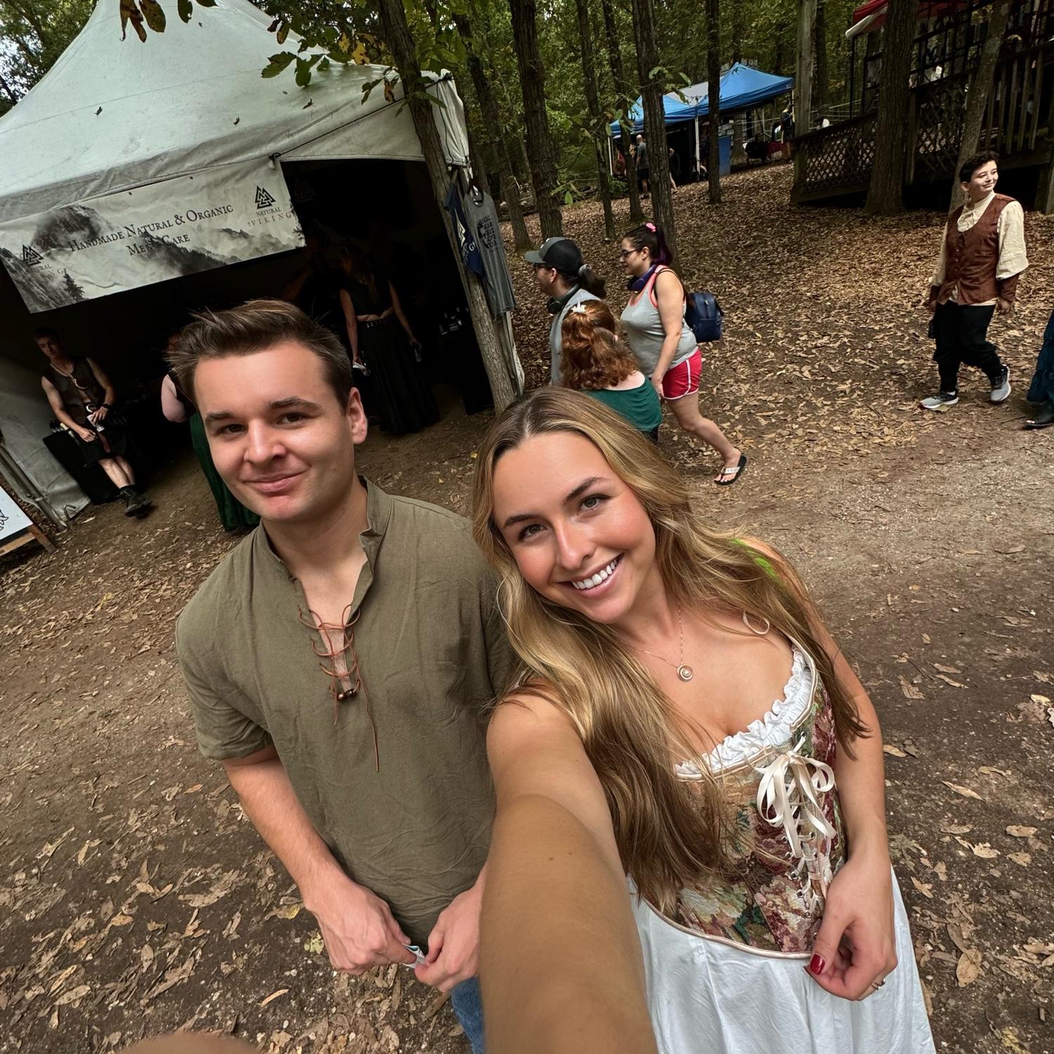 Sep 2024: Sam convinced Jackson to join her at the Renaissance Faire in St. Louis. If you don’t know Sam, she’s all about anything fantasy