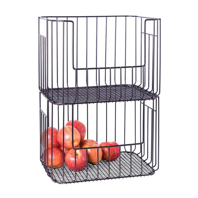 Vertical Wire Stacking Bins, Small