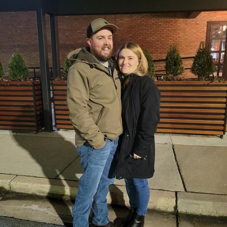 Outside our first date spot!