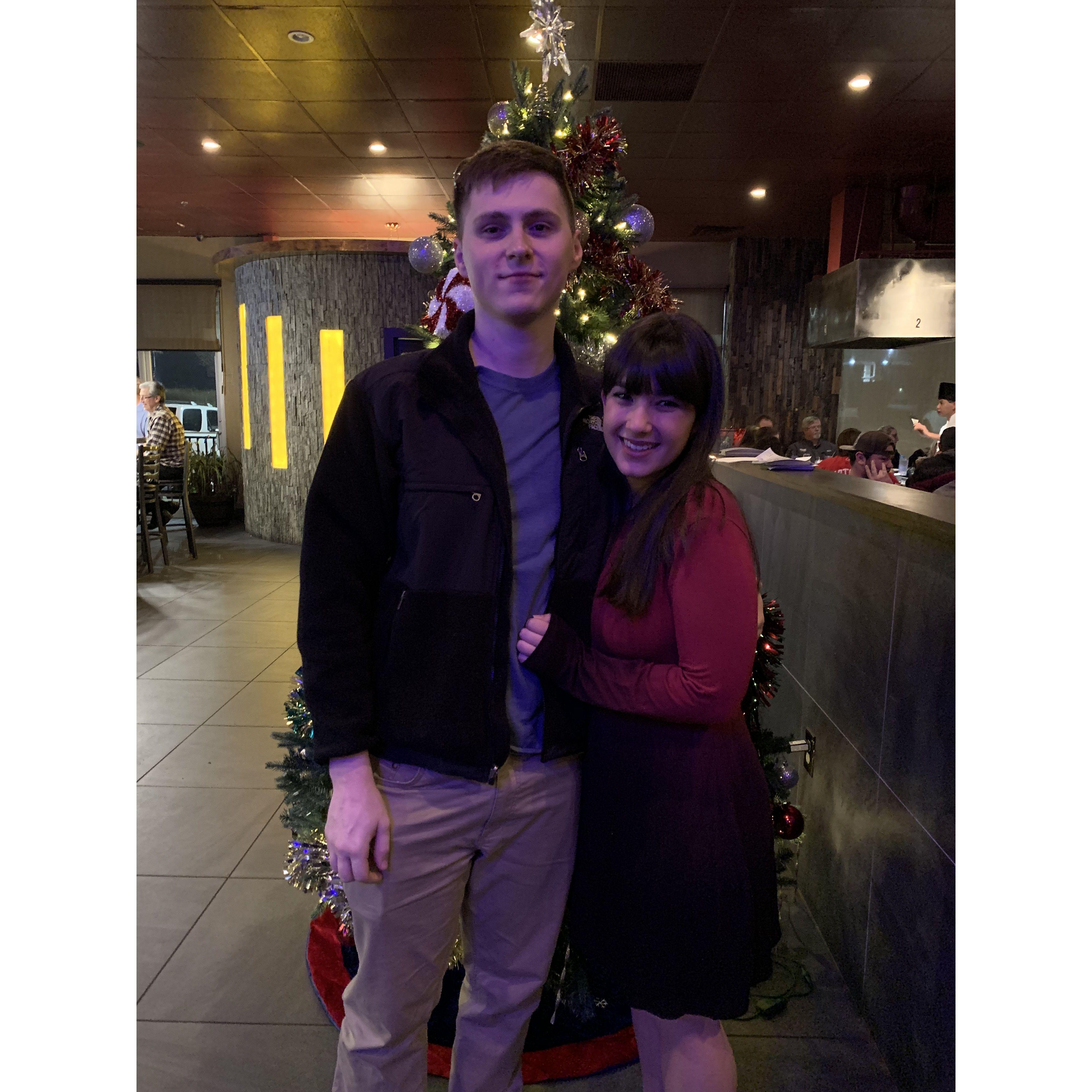 First anniversary! We went to Osaka's for sushi!