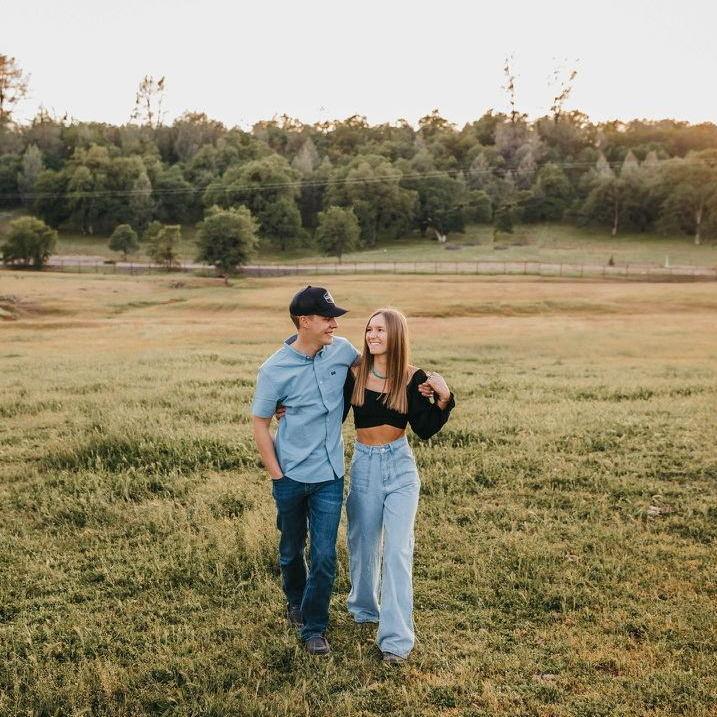 A picture of us from Grace's senior portraits. April 2022