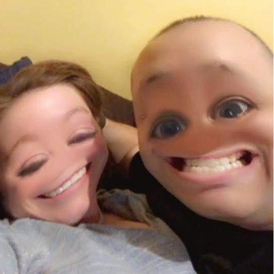 The infamous noseless Snapchat photo... - October 2018