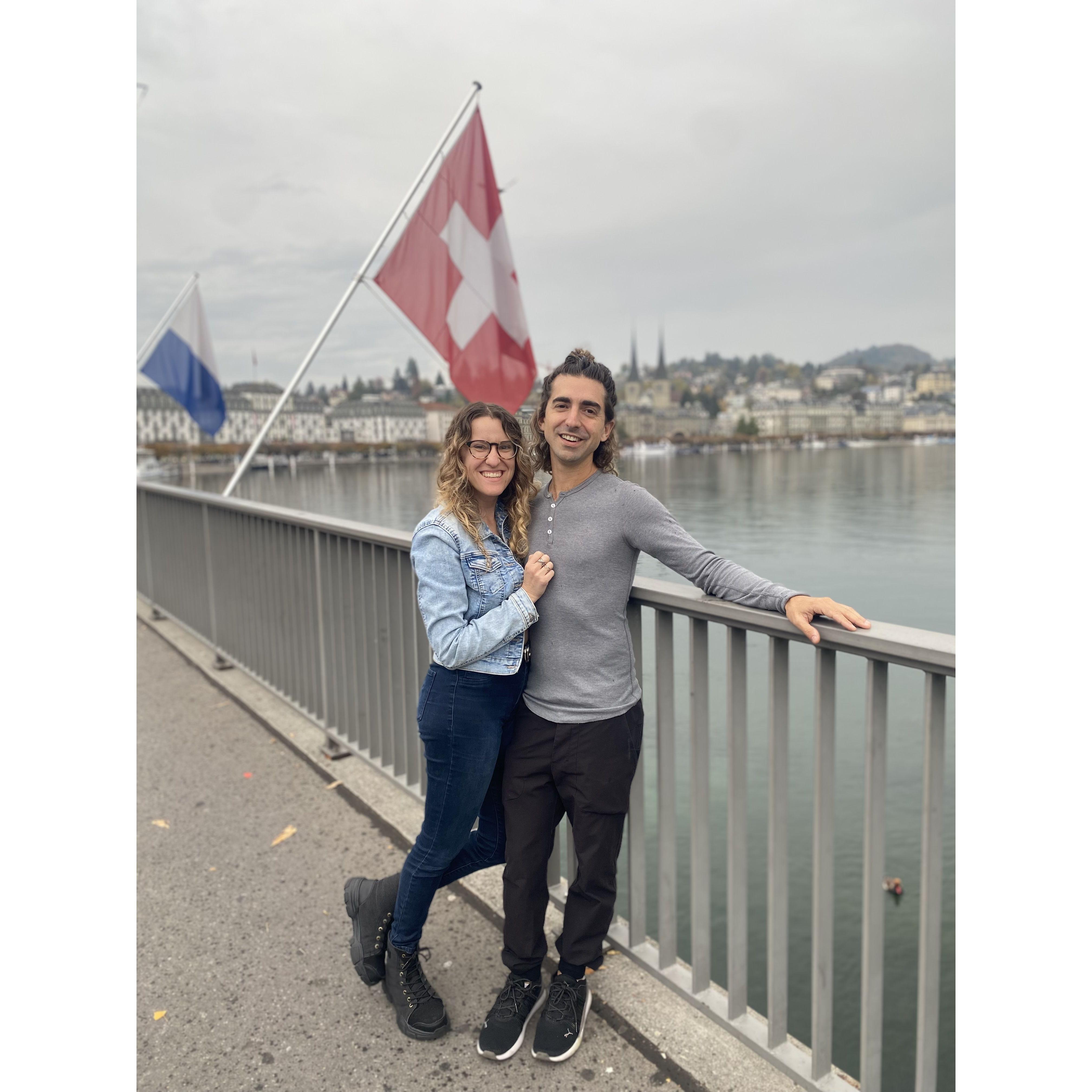 Followed by Switzerland
