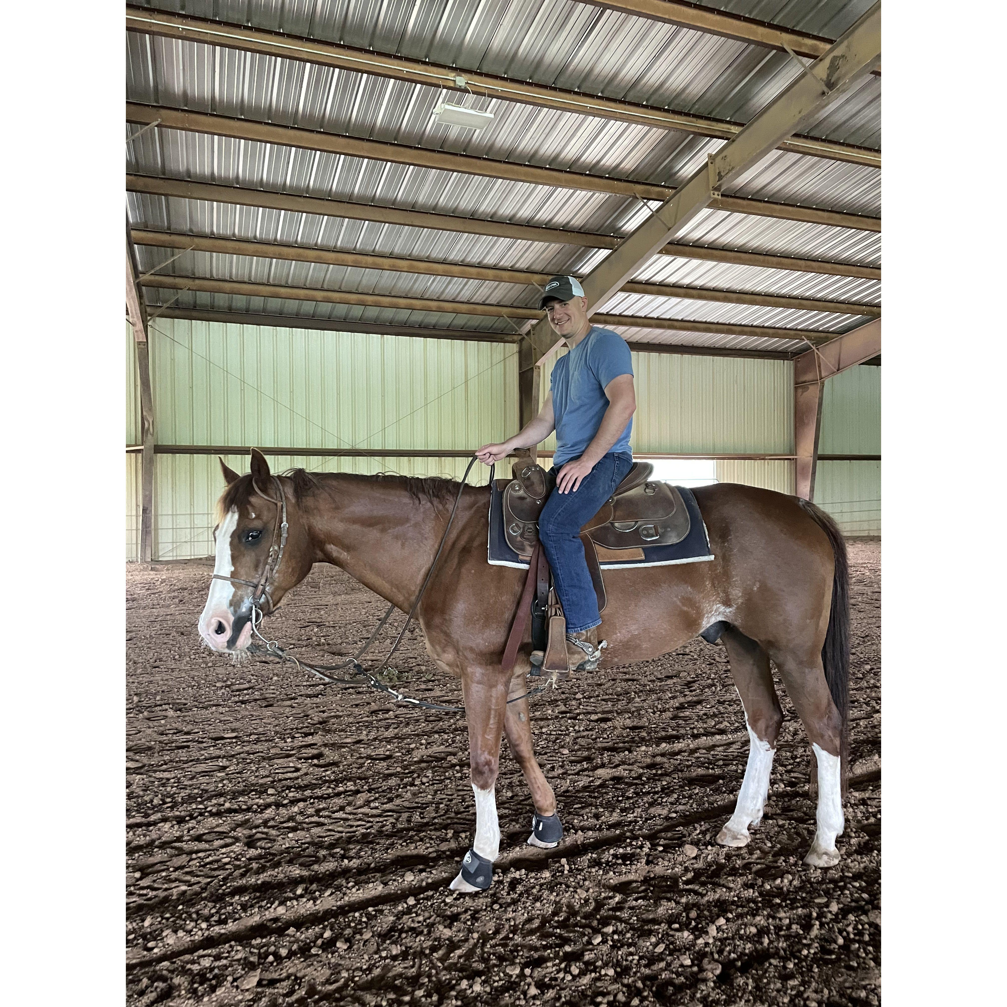 Will got to ride Mr. Winston, May 20, 2023