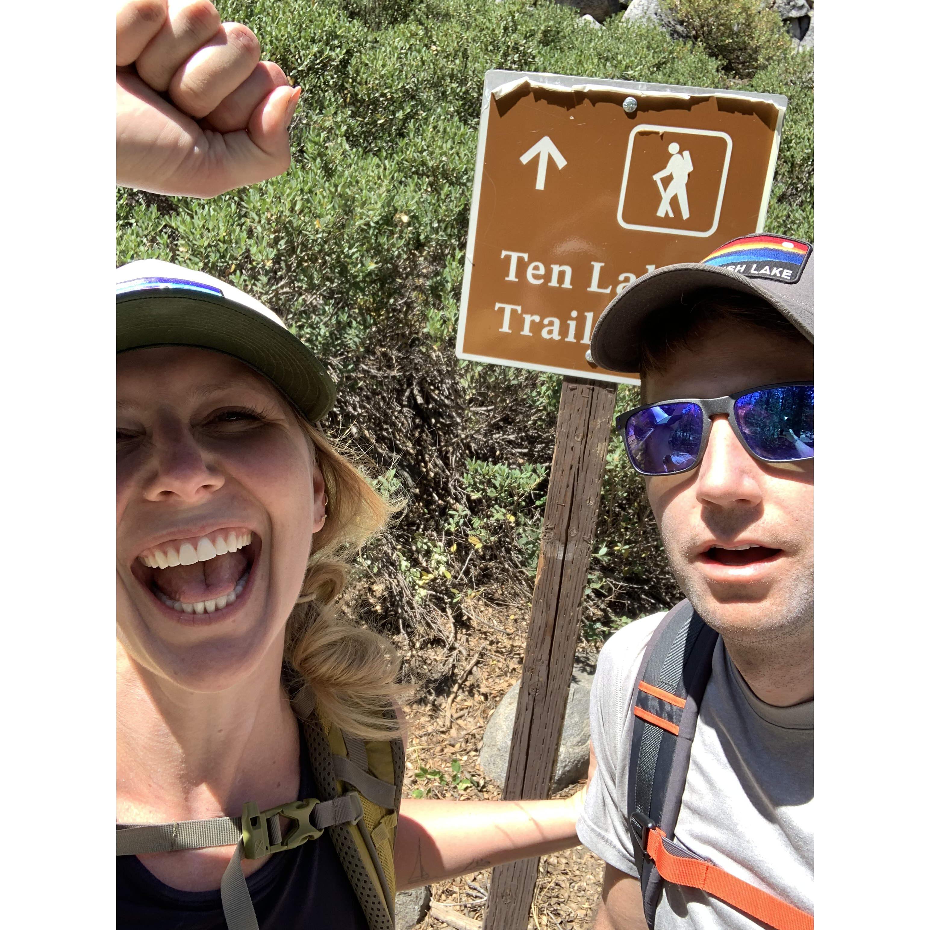 Aug 2019 - Holy my god we made it back to the trail head!