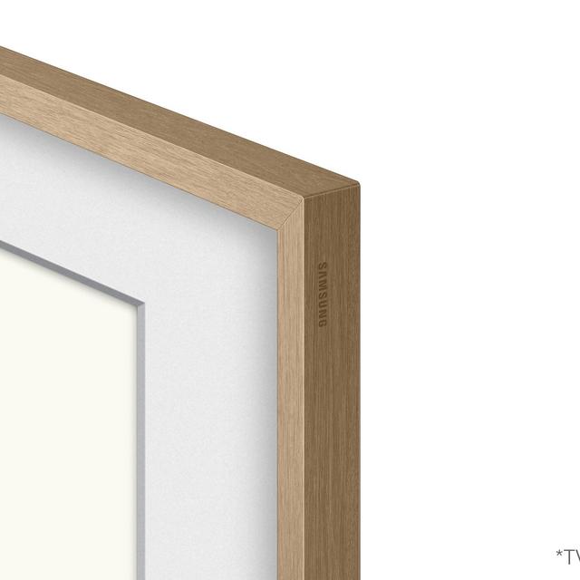 Samsung 75-in The Frame Customizable Bezel Modern Teak