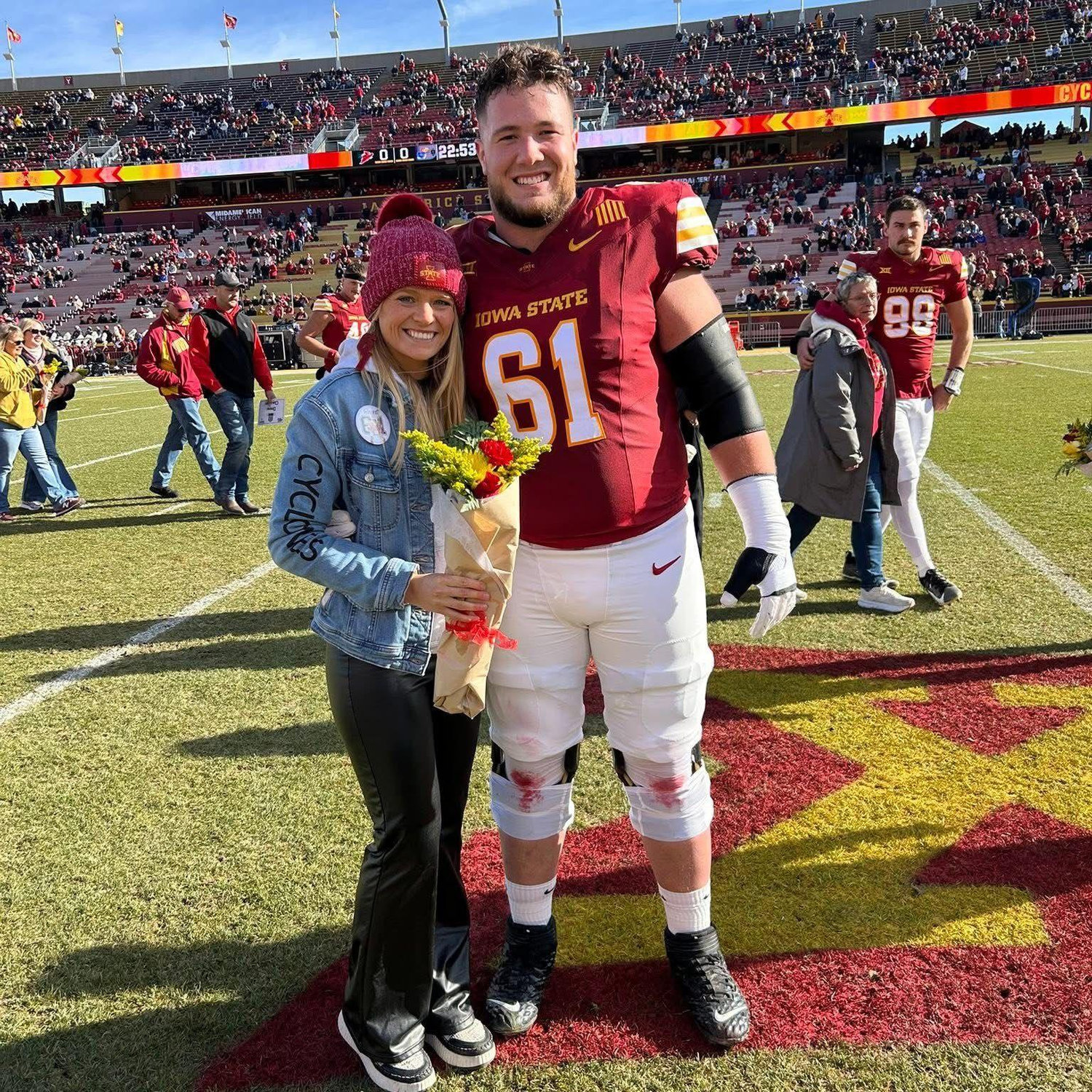 Dylan's senior night at Iowa State