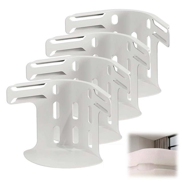 2025 New Lock Sheet Holders Set of 4, Secure Bed Sheets Firmly in Place for No More Loose Sheets, Fits All Sheet Sizes, Easy One-Time Installation（White）