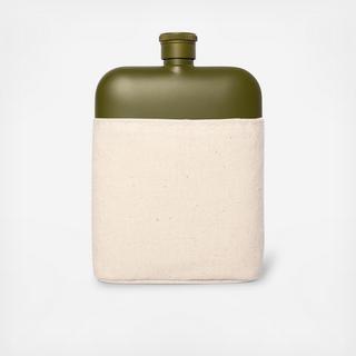Flask With Canvas Carrier