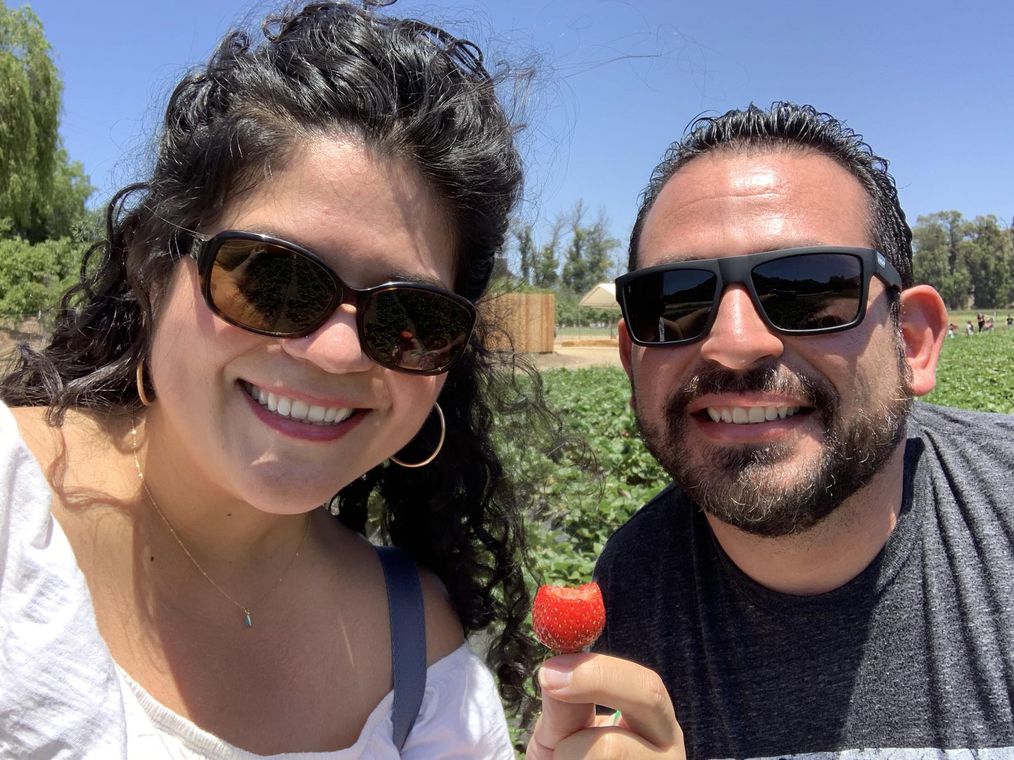 Our second date at Underwood Farms picking berries