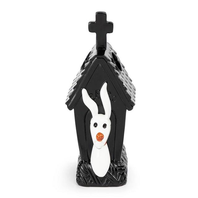 Disney Nightmare Before Christmas Toothbrush Holder - Black & White Resin Pencil Holder Features Zero - Bathroom Storage