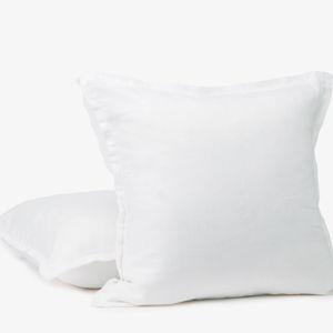 Organic Relaxed Linen Sham - Alpine White, Standard Size