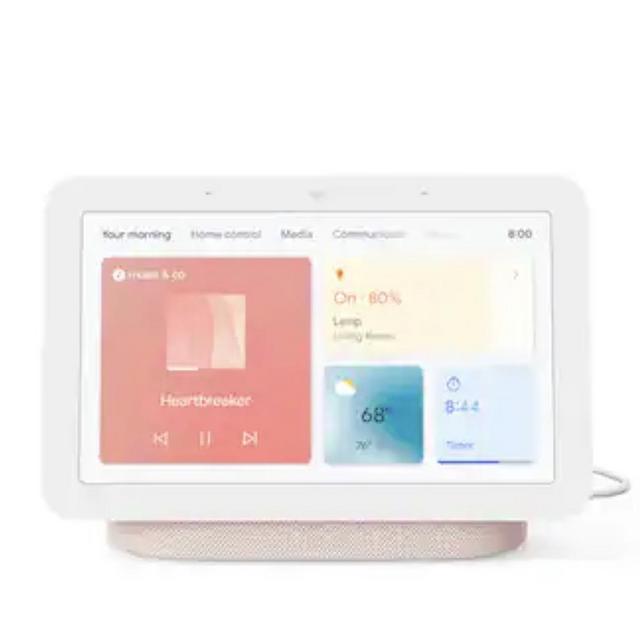Nest Hub 2nd Gen - 7" Smart Home Display with Google Assistant - Sand