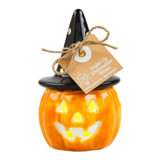 Pumpkin Light-Up Sitter